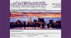 Desktop Screenshot of divineinvestments.com